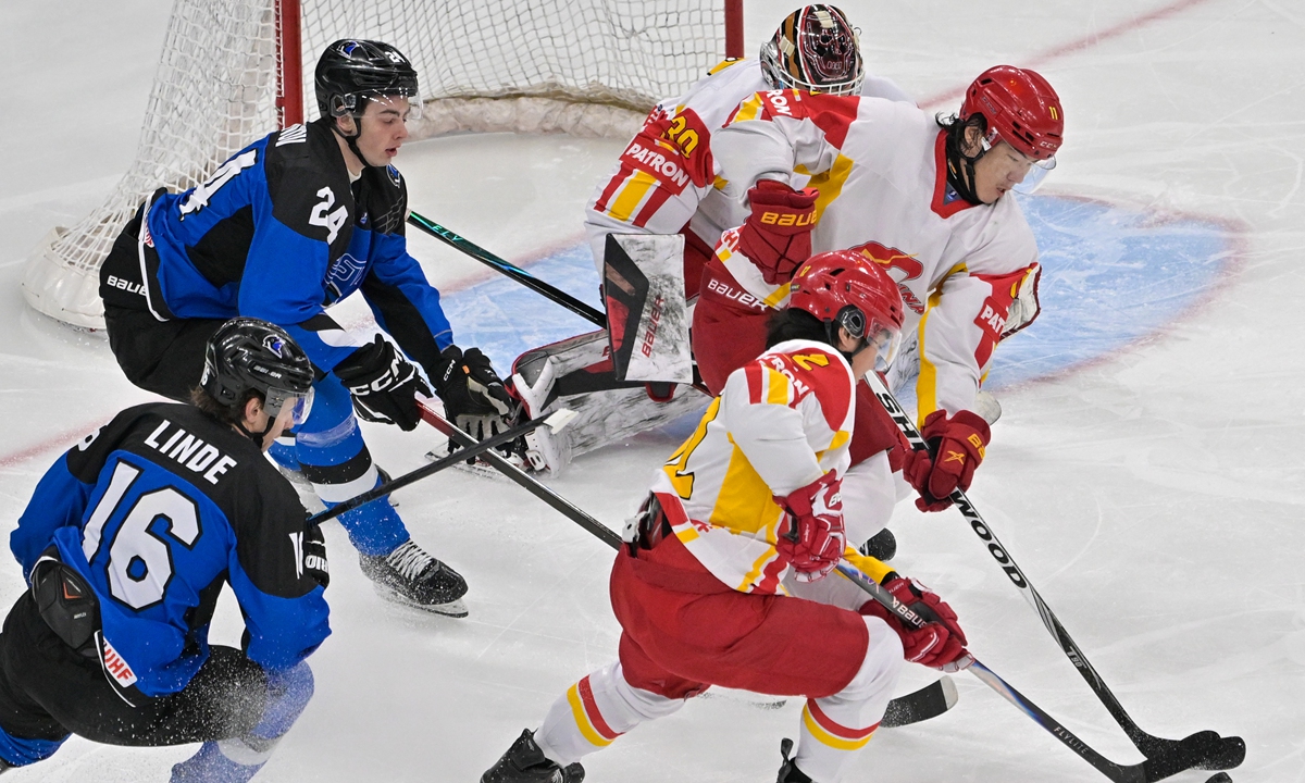 Chinese men’s ice hockey team edges Estonia in shootout for historic silver, ends long wait for best worlds finish
