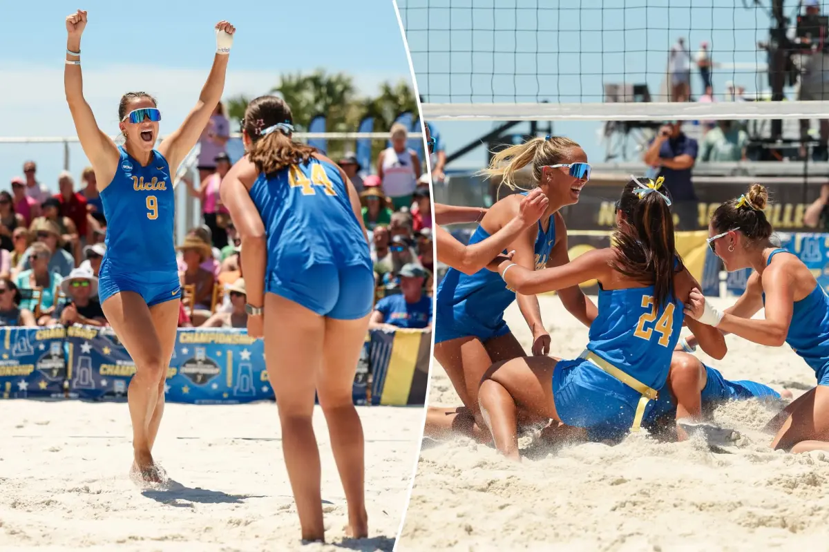 UCLA women’s beach volleyball sweeps Stanford for national title